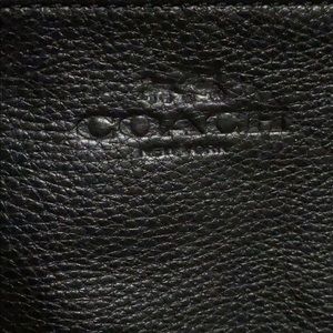 Black Coach wristlet